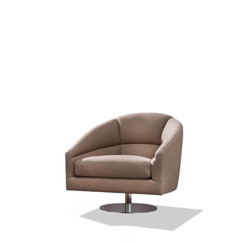 Moderner Sessel - CINEMA - Divani Santambrogio - Textil / drehbar