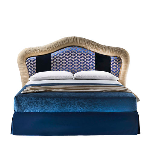 Doppelbett - BOLSHOI - Divani Santambrogio - klassisches Design / Stoff