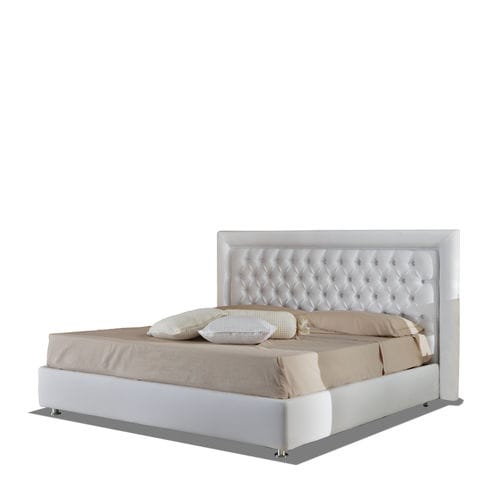 Doppelbett - CHELSEA - Divani Santambrogio - Chesterfield / Leder