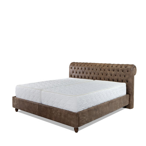 Doppelbett - VINTAGE CHESTER - Divani Santambrogio - Chesterfield / Leder