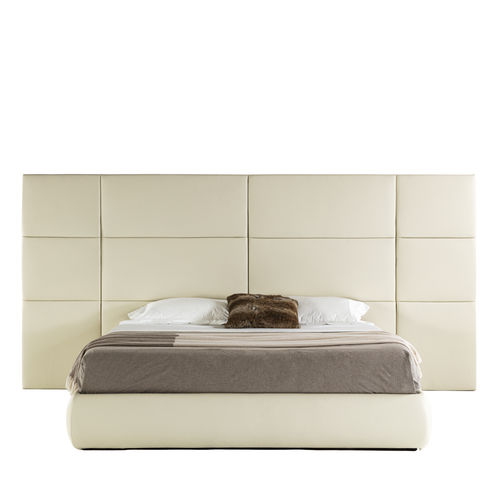 Doppelbett - WING - Divani Santambrogio - Design / Leder