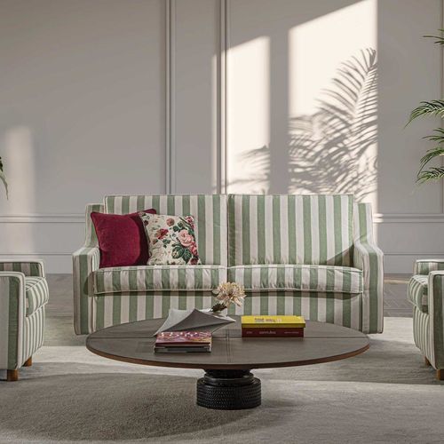 Stil-Sofa - BRISTOL - Divani Santambrogio - Stoff / Sperrholz / Massivholz