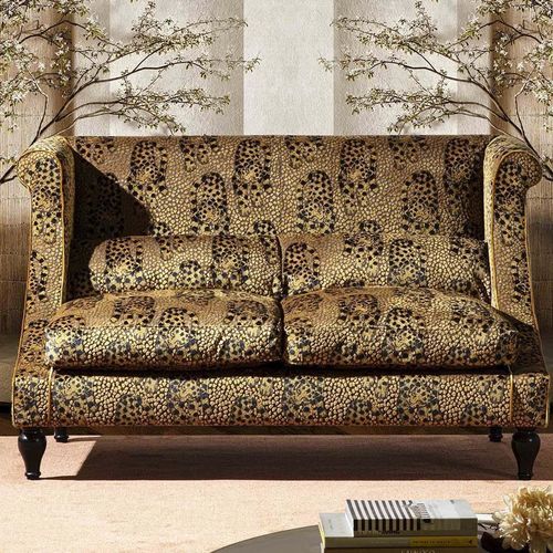 Stil-Sofa - DIVANO CLASSICO CARDIFF - Divani Santambrogio - für Wohnzimmer / Stahl / Stoff