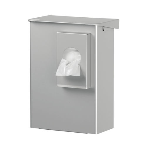 Hygienischer Abfallbehälter - AB 6 HB 2 A - OPHARDT Hygiene-Technik GmbH - wandmontiert / Aluminium / mit Beutelspender
