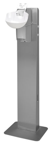 Bodenstehender Desinfektionsmittelspender - E ST IMP T Touchless SH 5 - OPHARDT Hygiene-Technik GmbH - kontaktlos / Edelstahl / für professionellen Einsatz
