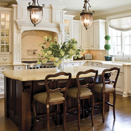 Klassische Küche - LEXINGTON  - AYA kitchens - Kirschbaum / Ahornholz / gestrichenes Holz