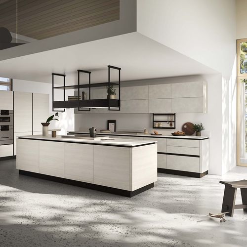 Moderne Küche - Up Design - Ar-Tre - ABS / melaminbeschichtet / Kochinsel