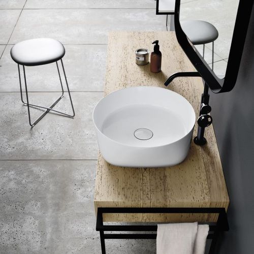 Aufsatzwaschbecken - PANIER 42 - ARBI - Keramik / rund / modern
