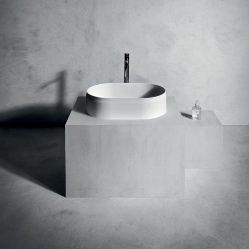 Aufsatzwaschbecken - BELT 60 - ARBI - Teknoform® / oval / modern