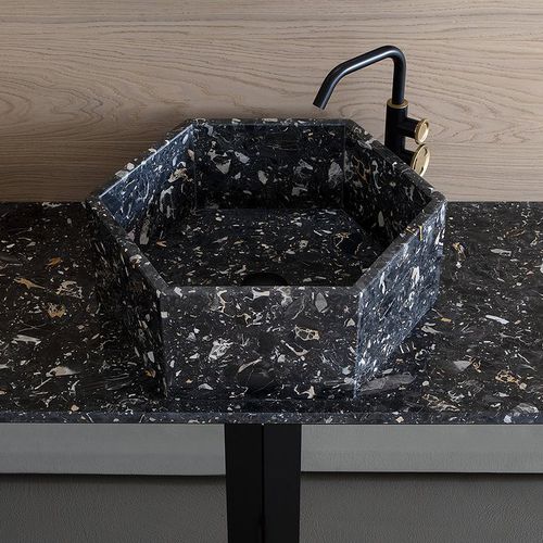 Aufsatzwaschbecken - BEE - COMPAB - Marmor / modern