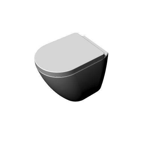 Freistehendes WC - S102 / S103 - COMPAB - wandhängend / Keramik / mit eingebauter Spülung