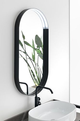 Hängender Spiegel für Badezimmer - KAPH - COMPAB - modern / oval / vertikal