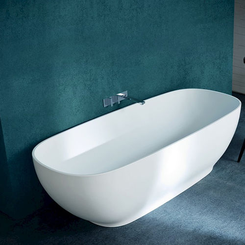 Ovale Badewanne - MAK - COMPAB - freistehend / Acryl / weiß