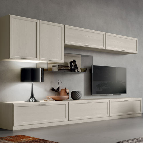 Moderne Wohnwand - GA0005 - Maronese - lackiertes Holz