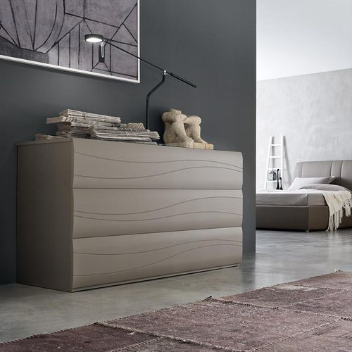 Moderne Kommode - CITY - Maronese - lackiertes Holz / Esche / nicht angegeben