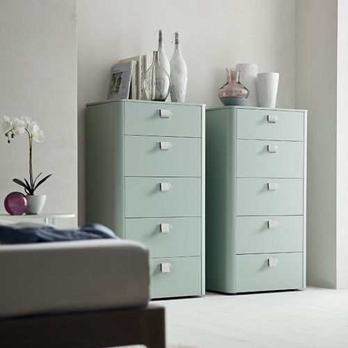 Moderner Chiffonnier - MONO - Maronese - lackiertes Holz / Esche / grün