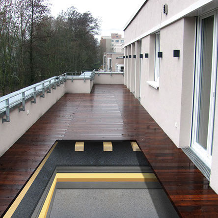 Schallisolierung - DAMTEC® sonic - KRAIBURG Relastec GmbH & Co. KG - Gummi / Polyurethan / Rollen
