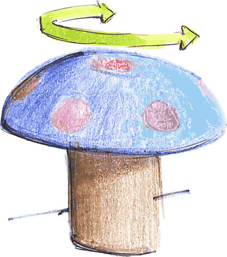 Interaktives Spielmöbel - NEW: EUROFLEX® Talking Mushroom - KRAIBURG Relastec GmbH & Co. KG - musikalisch
