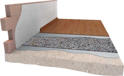 Elastische Trittschalldämmung / Rollen - DAMTEC® black uni B1 - KRAIBURG Relastec GmbH & Co. KG - Recyclinggummi / recycelbar