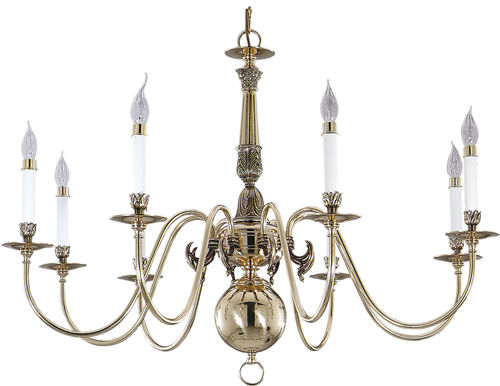 Stil-Kronleuchter - HOLANDESAS 248B - RIPERLAMP ILUMINACION - Metall / mit Glühlampe