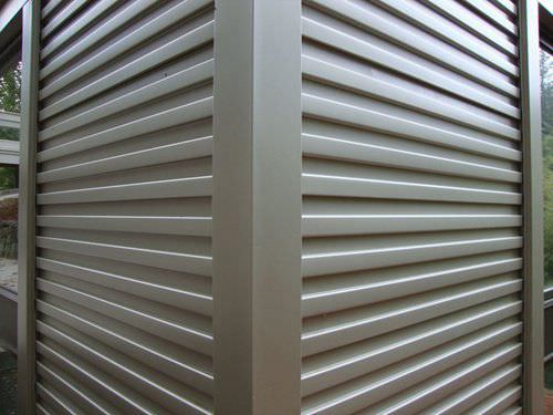 Paneel-Fassadenverkleidung - RIBBED : METAFOR MFP  - ATAS International - Metall / perforiert / glatt