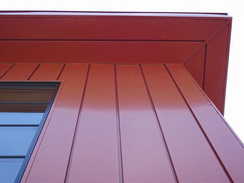 Paneel-Fassadenverkleidung - VERSA-SEAM - ATAS International - Metall / gerillt