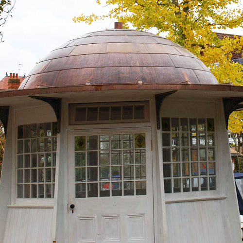 Kupferdach - SUMMERHOUSE ROOF RESTORATION - Peters Roofing - Ziegeloptik / Metalloptik / Stehfalz