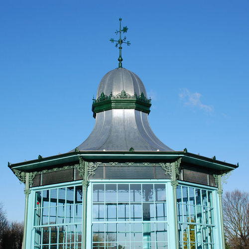 Zinkdach - VICTORIAN BANDSTAND - Peters Roofing - Metalloptik / Stehfalz / gleitend