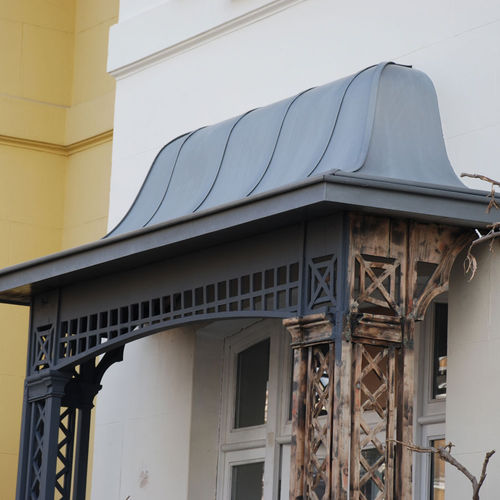 Zinkdach - REGENCY STYLE PROPERTY - Peters Roofing - Metalloptik / Stehfalz / gleitend