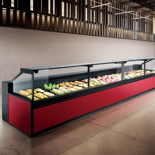 Verkaufskühlvitrine - MIRAGE SQUARED - Frigomeccanica - für Einzelhandel / für Konditoreien / für Bäckerei
