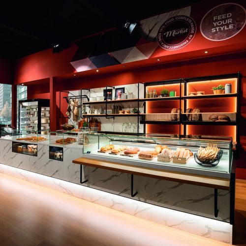 Verkaufskühlvitrine - GENIUS SKIN - Frigomeccanica - für Konditoreien / für Bäckerei / Metall