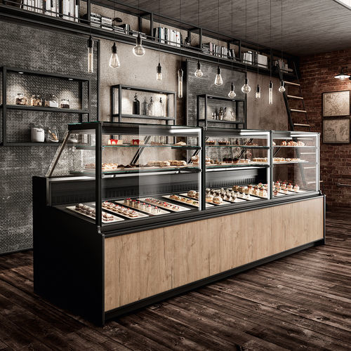 Verkaufskühlvitrine - GIULIA - Frigomeccanica - für Einzelhandel / für Konditoreien / für Bäckerei
