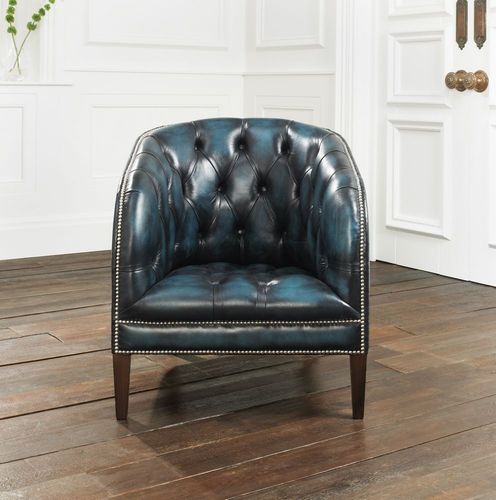 Chesterfield-Sessel - BURGHLEY - distinctive chesterfields - Leder
