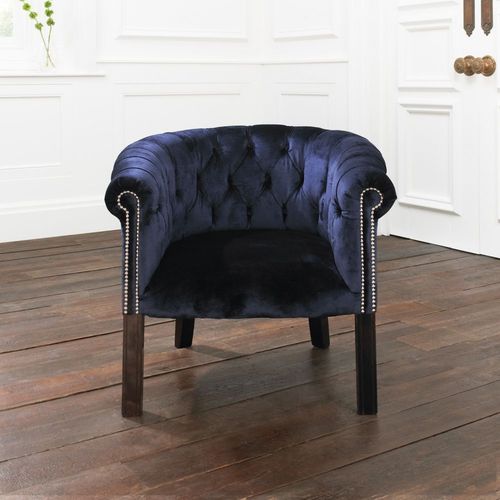 Chesterfield-Sessel - RAGLEY - distinctive chesterfields - Samt