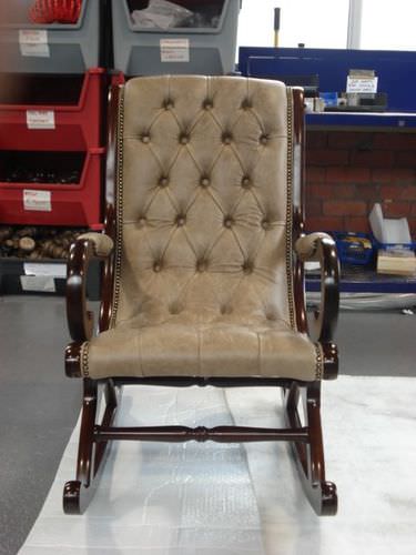 Klassischer Sessel - ROCKER - distinctive chesterfields - Leder / Schaukel