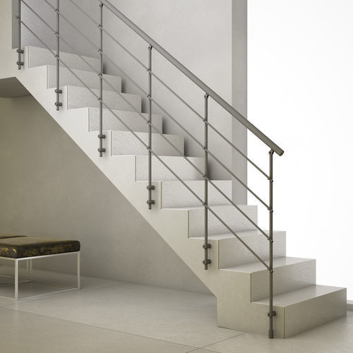 Edelstahlgeländer - S2800 - CAST DESIGN - mit Stangen / für den Innenraum / für Treppen
