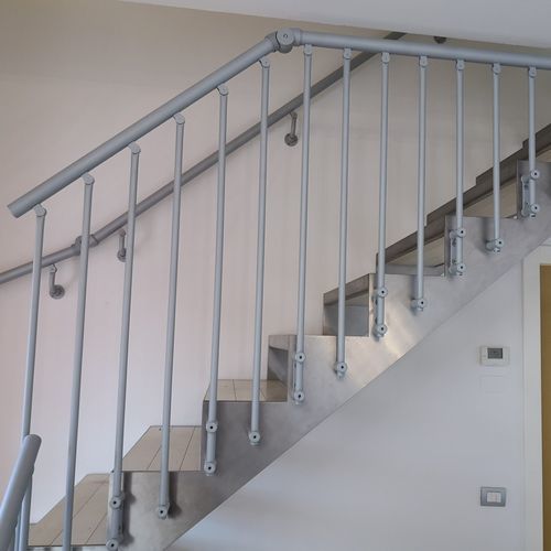 Gusseisengeländer - Prestige  - CAST DESIGN - mit Stangen / für den Innenraum / für Treppen