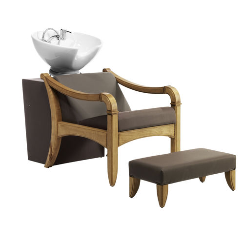 Waschsessel mit Fußstütze - FEDE WASH - SEAP SA - Kunstleder / originelles Design / 1 Platz