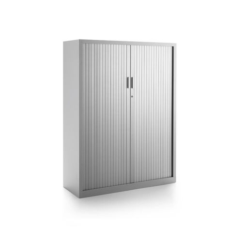 Hoher Aktenschrank - Forma 5 - Metall / mit Rollladen / modern
