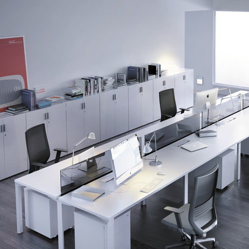 Schreibtisch für Open Space - LOGOS - Forma 5 - bodenstehend / für 2 bis 4 Personen / modern
