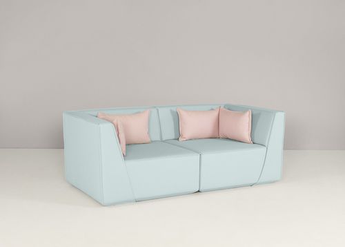 Modulsofa - SK049 - Cubit - modern / Stoff / mehrfarbig