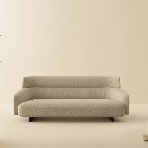 Modernes Sofa - ARES - LEMA Home - Stoff / Leder / beige