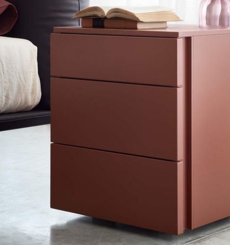Moderner Nachttisch - FLORENS  - LEMA Home - Holz / Gestell aus Holz / rechteckig