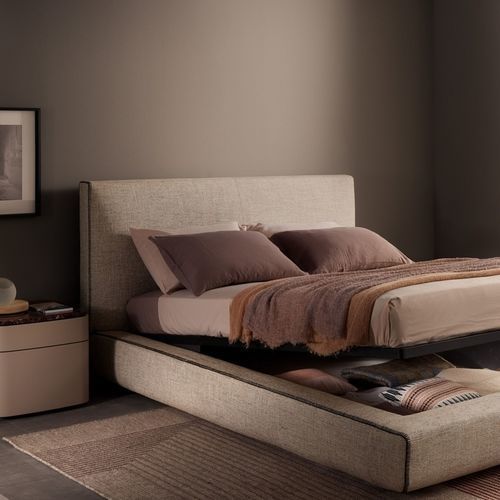 Doppelbett - LULLABY - LEMA Home - modern / Polster / Textil