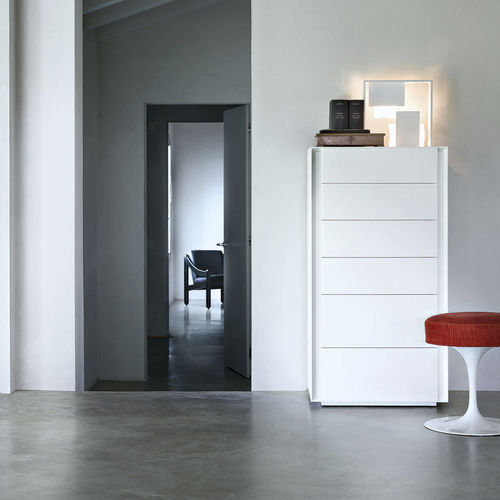 Moderner Chiffonnier - LUNA - LEMA Home - lackiertes Holz / von Marelli und Molteni / weiß