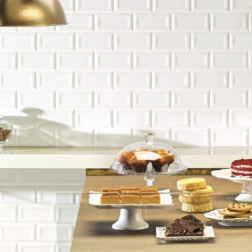 Porzellan-Mosaikfliese - SHAPES INSPIRING - Recer - glatt / für den Innenraum / für Küche