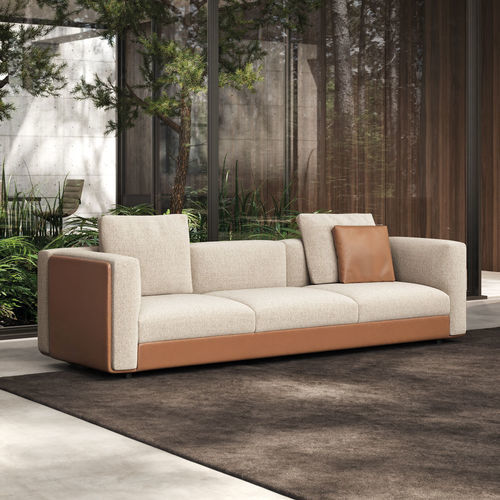 Modernes Sofa - RUSSELL - Frezza - Stahl / Stoff / Polyurethanschaum