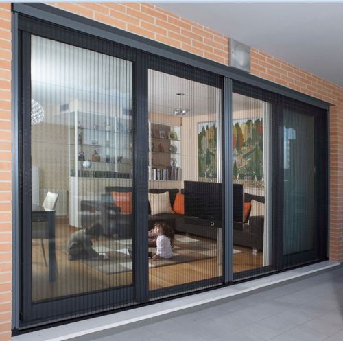 Schiebe-Insektenschutz - Retractable Pleated - Panda Windows & Doors  - für Türen