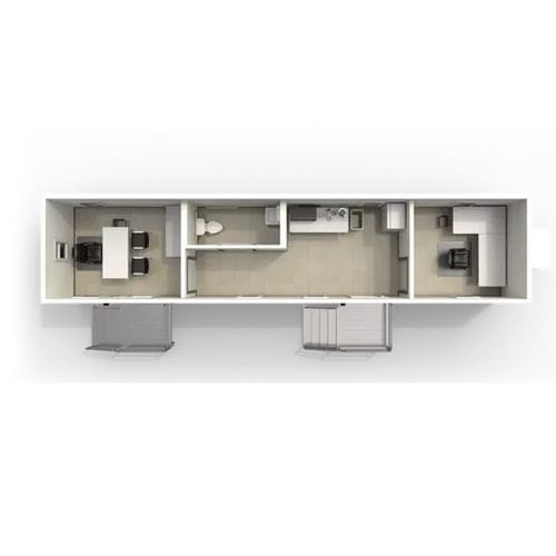 Freistehendes WC - IN UNIT RESTROOMS - Williams Scotsman - Metall / für Gewerbegebrauch / für Wohnmobil