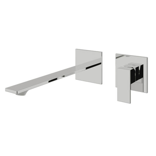 Einhebelmischer für Waschtisch - RWIT 4BC6 CC 01 - Rubinetterie Treemme - wandmontiert / aus verchromtem Metall / für Badezimmer